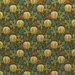 GP & J Baker Pumpkins Velvet Green/Terracotta Fabric