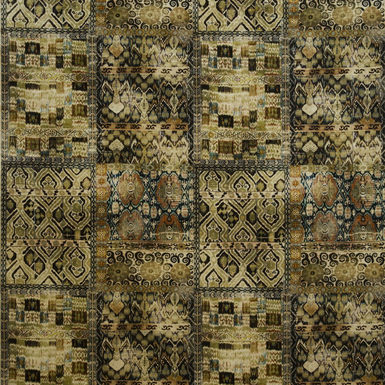 GP &amp; J Baker Rio Olive/Ebony Fabric
