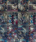 GP & J Baker Barcelona Indigo Fabric