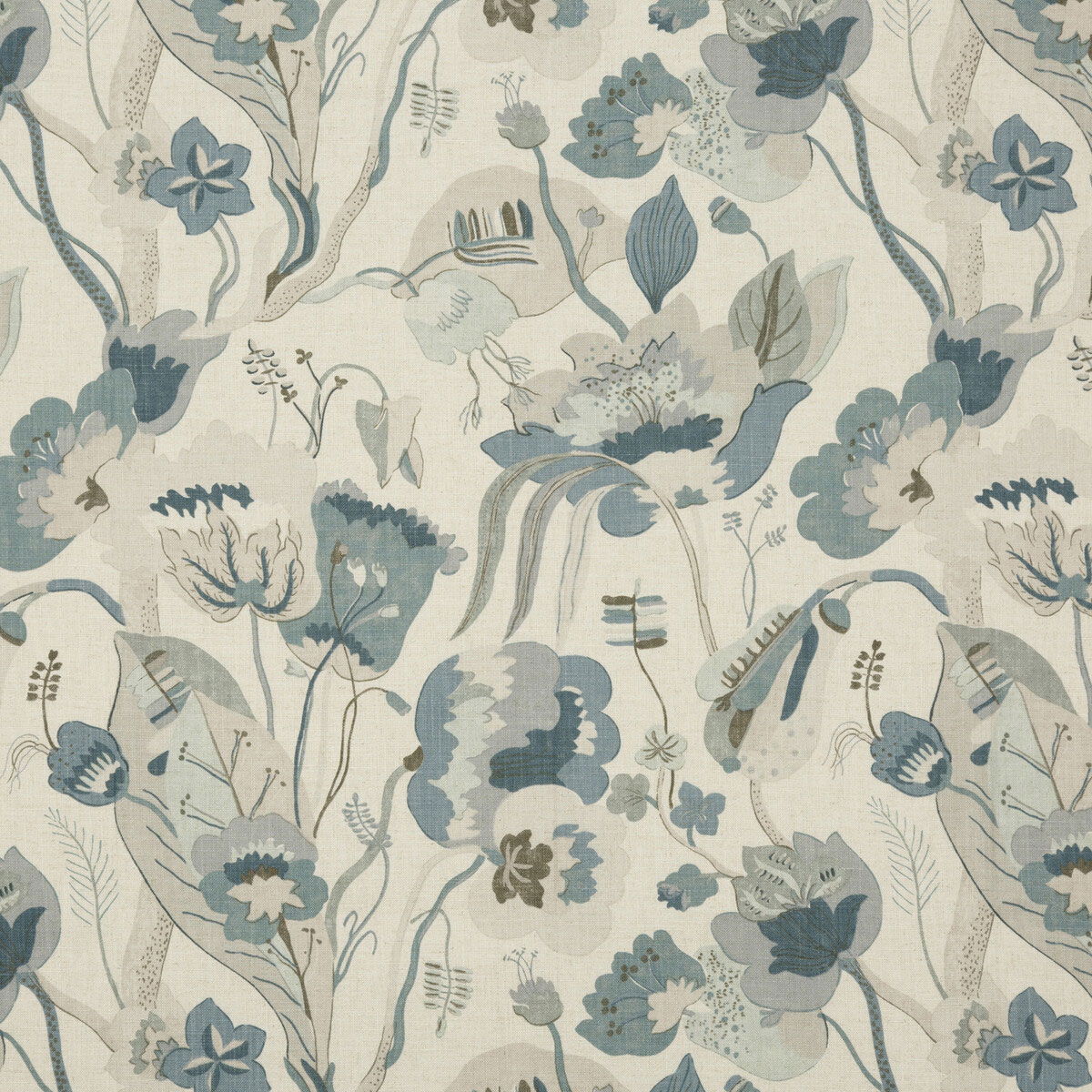 GP & J Baker California Linen/Denim Fabric | OnlineFabricStore