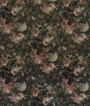GP & J Baker Royal Garden Velvet Quartz Fabric
