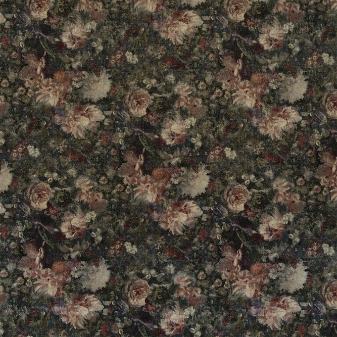 GP &amp; J Baker Royal Garden Velvet Quartz Fabric