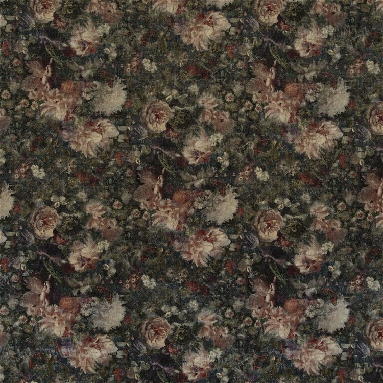 GP & J Baker Royal Garden Velvet Quartz Fabric
