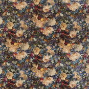 GP & J Baker Royal Garden Velvet Sapphire Fabric