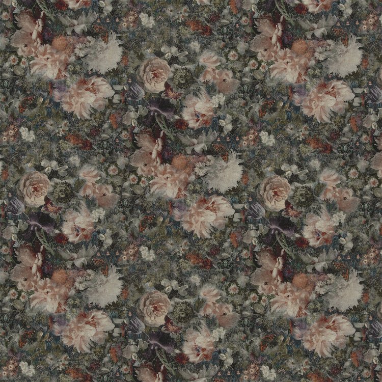 GP & J Baker Royal Garden Linen Quartz Fabric