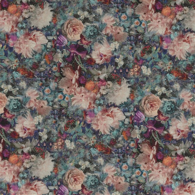GP &amp; J Baker Royal Garden Linen Jewel Fabric