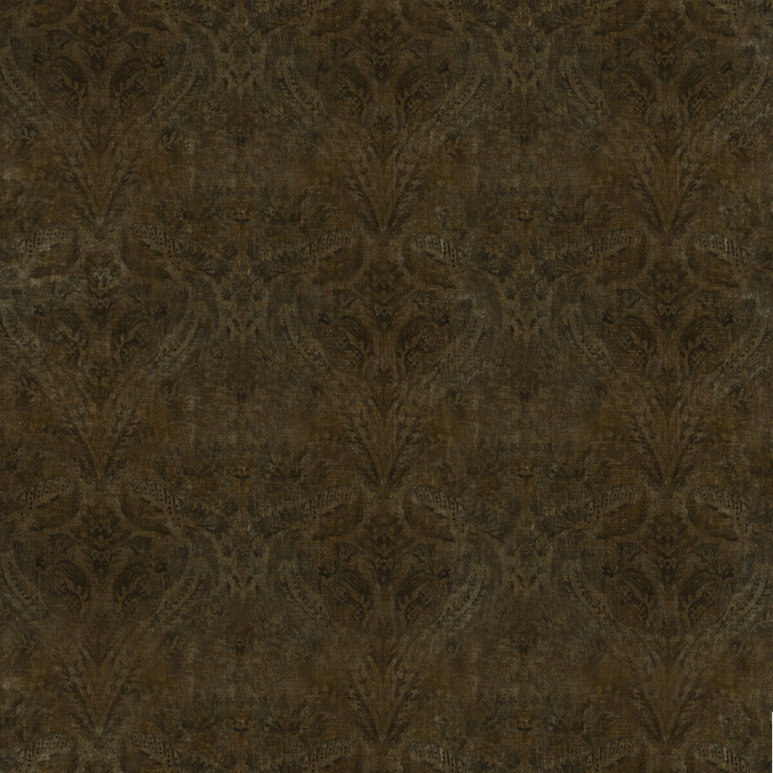 GP &amp; J Baker Royal Damask Velvet Bronze Fabric