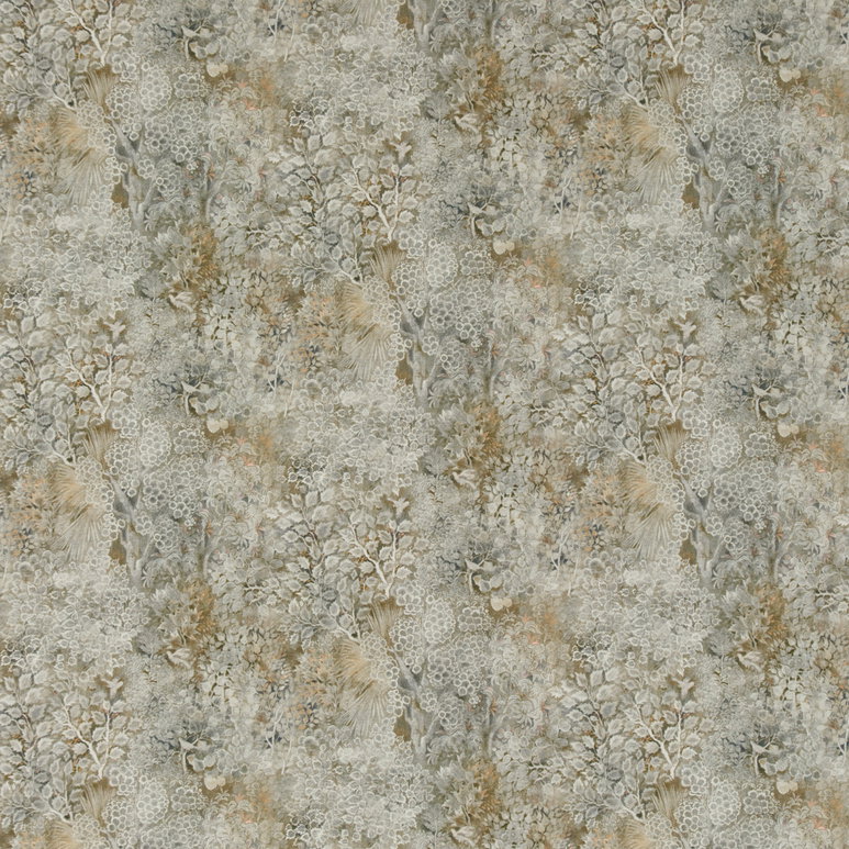GP &amp; J Baker Persian Garden Linen Natural Fabric