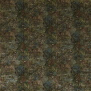GP & J Baker Persian Garden Velvet Teal/Spice Fabric