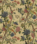 GP & J Baker Hydrangea Bird Parchment Fabric