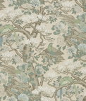 GP & J Baker Rockbird Signature Soft Blue Fabric