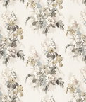 GP & J Baker Bird & Iris Ivory/Mole Fabric