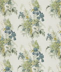 GP & J Baker Bird & Iris Soft Teal Fabric