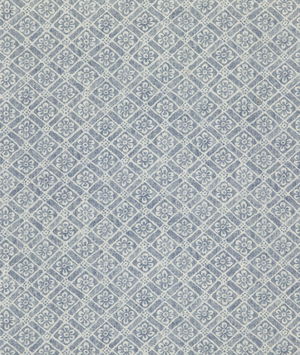 GP & J Baker Moreton Trellis Indigo Fabric