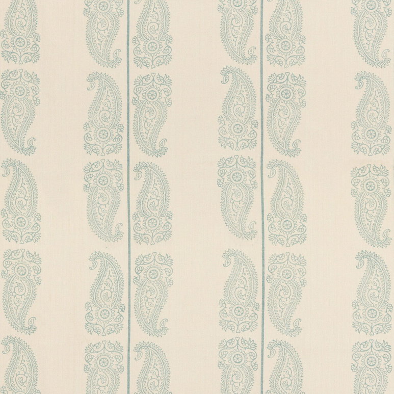 GP &amp; J Baker Cromer Paisley Aqua Fabric