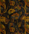 GP & J Baker California Velvet Charcoal Fabric