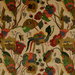 GP & J Baker California Velvet Red/Cream Fabric
