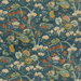 GP & J Baker Rockbird Velvet Teal Fabric