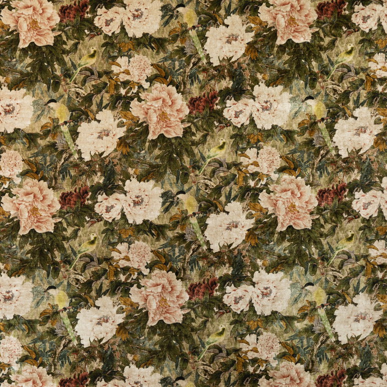 GP &amp; J Baker Oriental Garden Mole Fabric