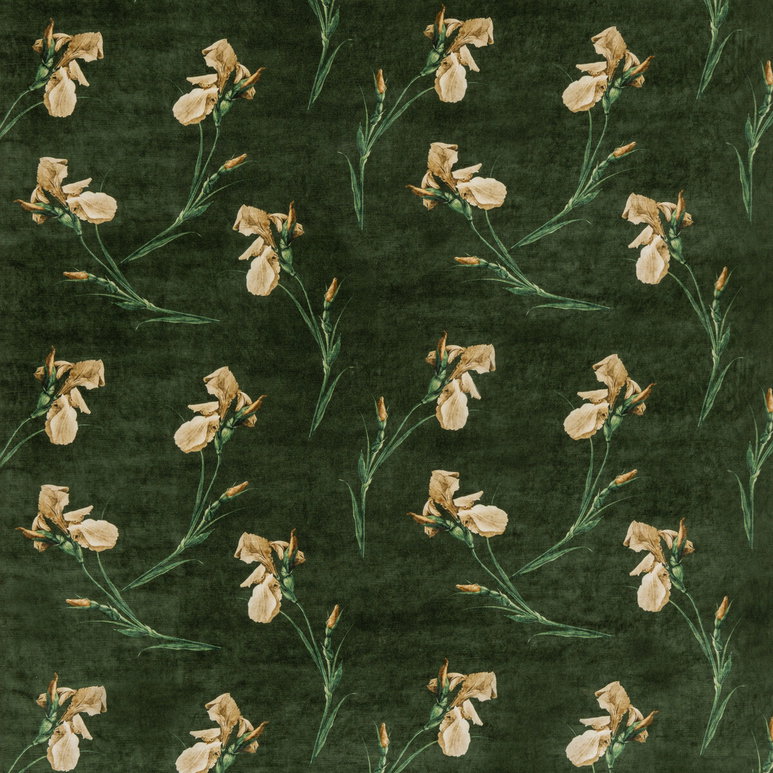 GP &amp; J Baker Baker Iris Emerald Fabric