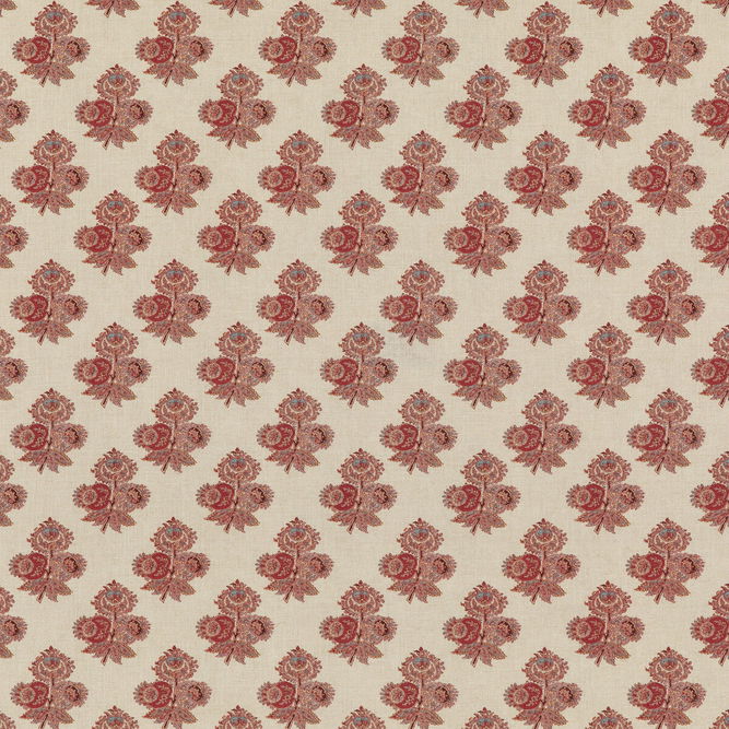 GP &amp; J Baker Poppy Paisley Red Fabric