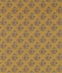 GP & J Baker Poppy Paisley Ochre Fabric