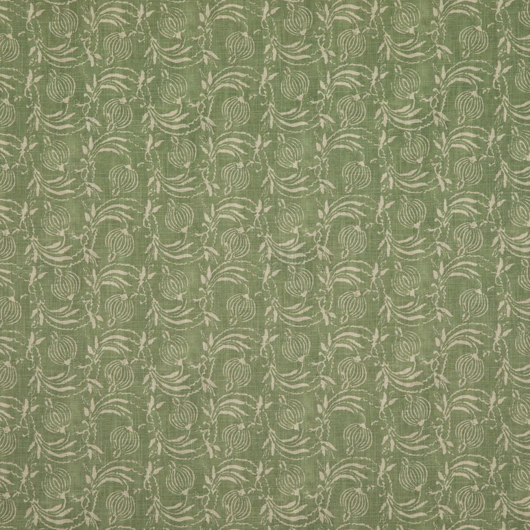 GP &amp; J Baker Pomegranate Green Fabric