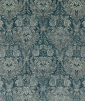 GP & J Baker Lapura Velvet Blue Fabric