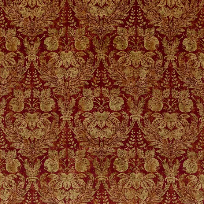 GP &amp; J Baker Lapura Velvet Indian Red Fabric