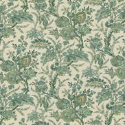 GP & J Baker Jewel Indienne Emerald Fabric