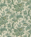GP & J Baker Jewel Indienne Emerald Fabric