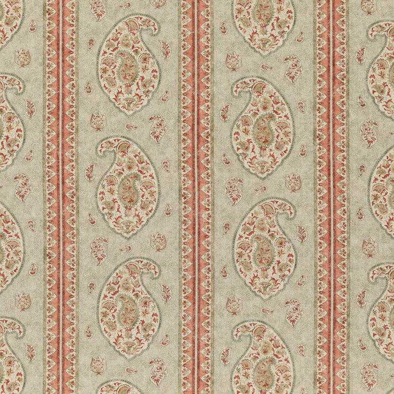 GP &amp; J Baker Coromandel Green Fabric