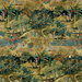 GP & J Baker Ramayana Velvet Emerald/Sand Fabric