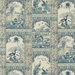 GP & J Baker Indienne Toile Red/Blue Fabric