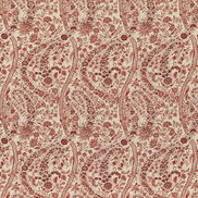 GP & J Baker Bukhara Paisley Red Fabric