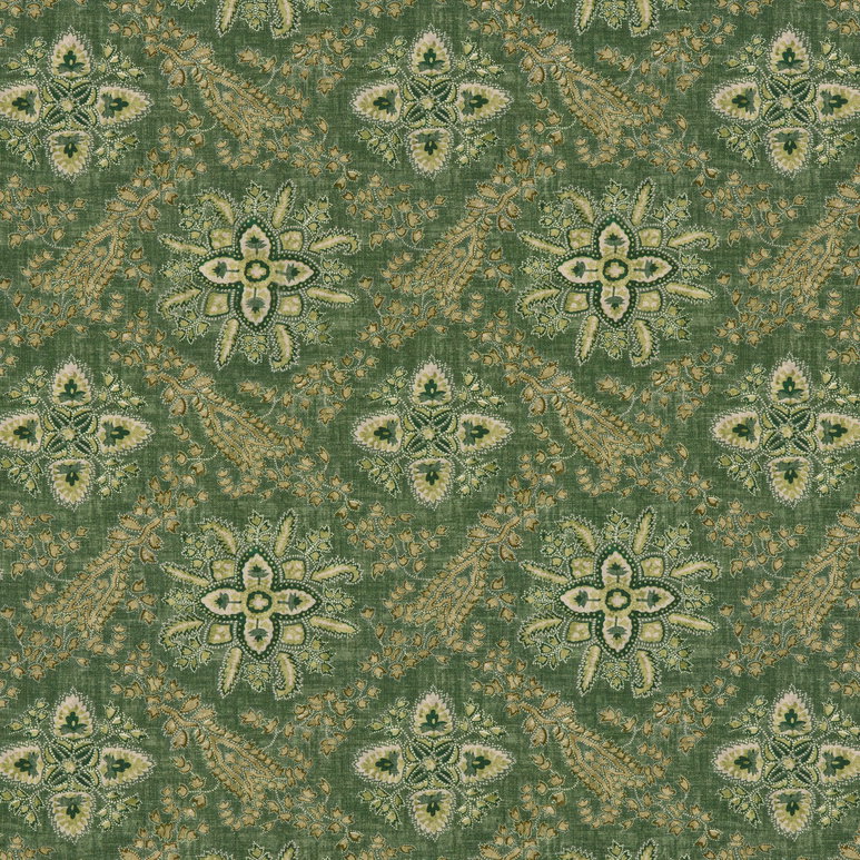 GP &amp; J Baker Cashmira Emerald Fabric