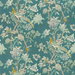 GP & J Baker Hydrangea Bird Teal Fabric