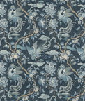 GP & J Baker Chifu Indigo Fabric