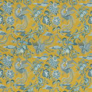 GP & J Baker Chifu Ochre/Blue Fabric
