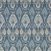 GP & J Baker Ikat Bokhara Blue Fabric