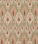 GP & J Baker Ikat Bokhara Neutral Fabric