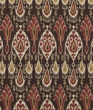 GP & J Baker Ikat Bokhara Espresso Fabric