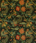 GP & J Baker Chifu Velvet Charcoal/Multi Fabric