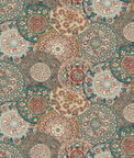 GP & J Baker Imari Teal Fabric