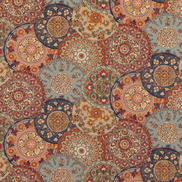 GP & J Baker Imari Red/Indigo Fabric