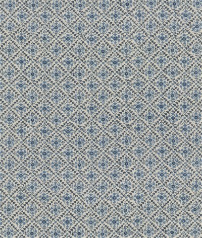 GP & J Baker Camden Trellis Blue Fabric