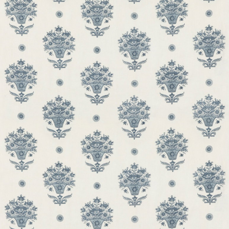 GP &amp; J Baker Pondicherry Indigo Fabric