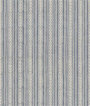 GP & J Baker Ebury Stripe Blue Fabric