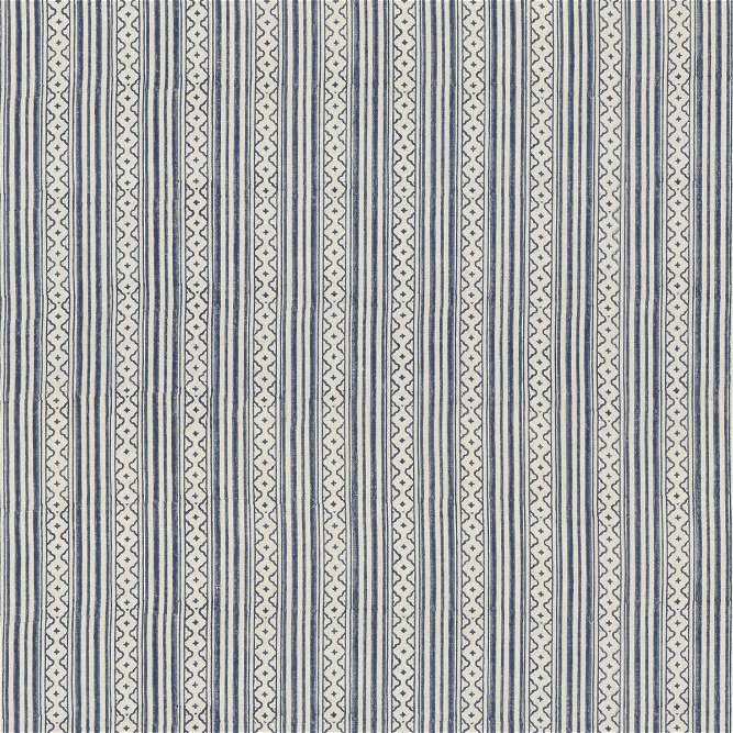 GP &amp; J Baker Ebury Stripe Blue Fabric