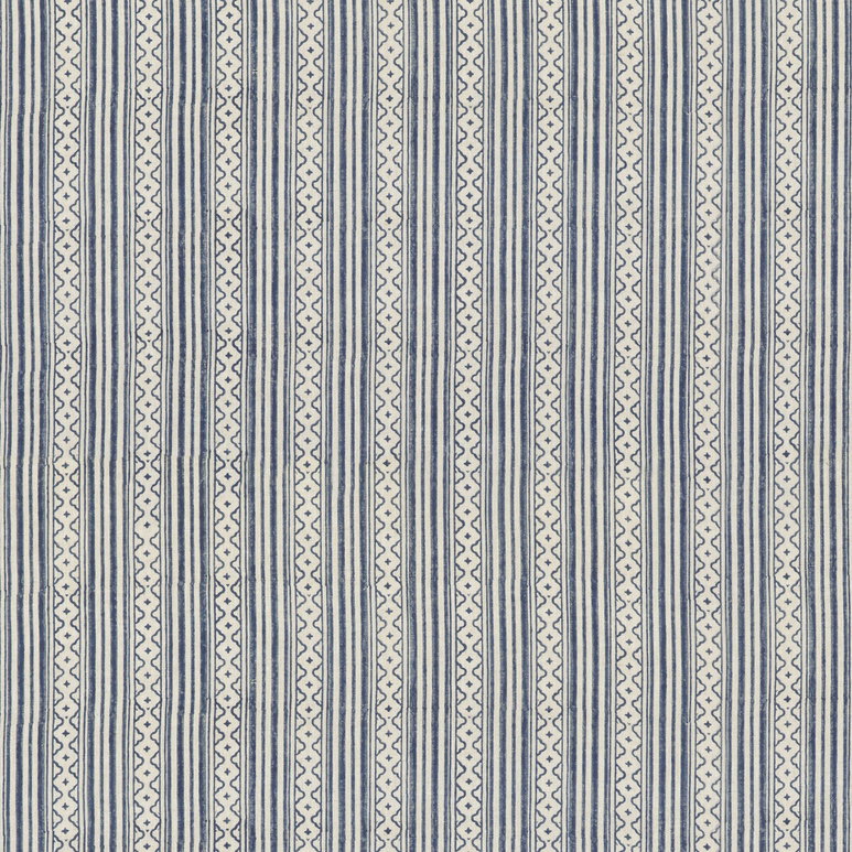 GP &amp; J Baker Ebury Stripe Blue Fabric